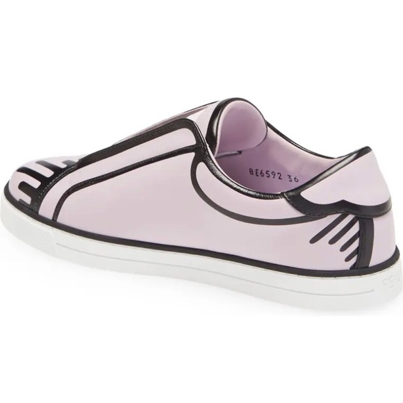 NIB Fendi x Joshua Vides FF Logo Slip-On Sneaker - Picture 3 of 16